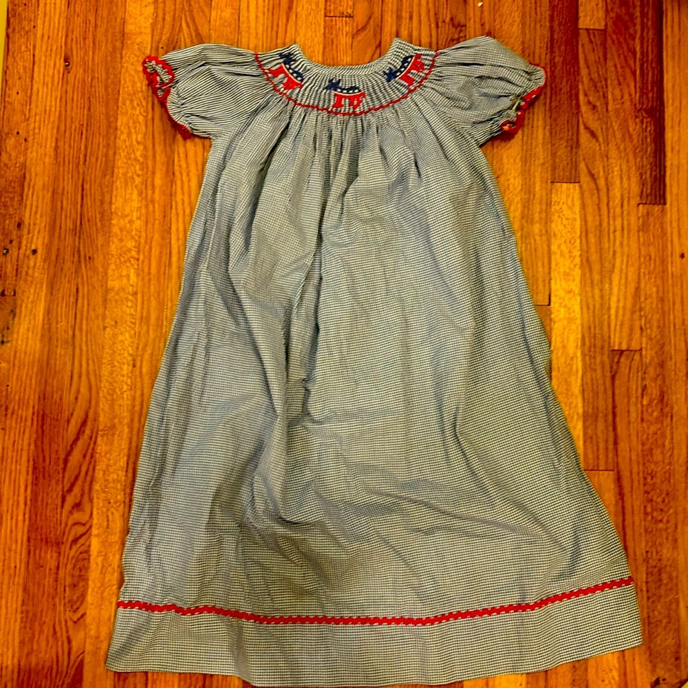 Beautiful handmade dress. Good for Christmas or any occasion.